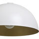 Lohn 1 Light Matte White Pendant Ceiling Light